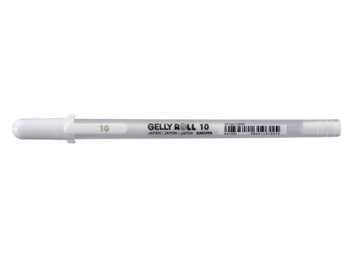 GEL PERO biele 10 SAKURA Gelly Roll presné písanie