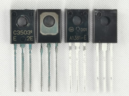 2SC3503E KSA1381E 300V 0,1A súprava 2 NPN + 2 PNP