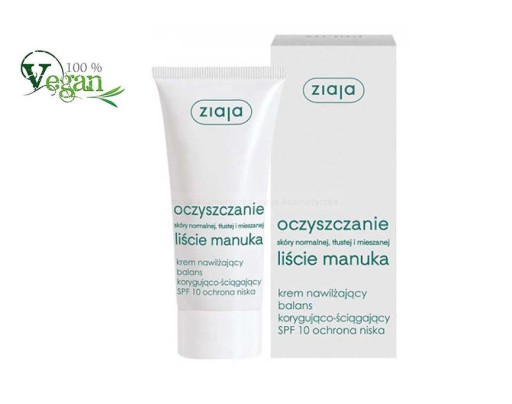 Ziaja hydratačný krém adstringentná rovnováha Manuka