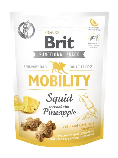Brit Care Dog Functional Snack Mobility Squid Pochúťky pre psov 150 g