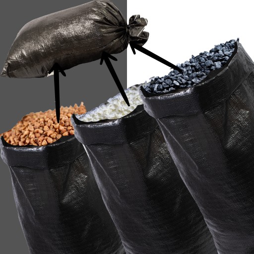 SILNÉ VRECKÁ 25-30KG NA UHĽNÝ DRŤ EKOG HRACH 50X85cm 10 KS.
