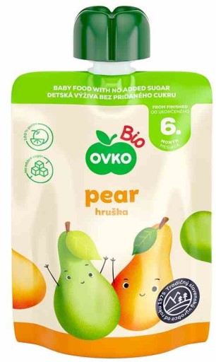 OVKO HRUŠKOVÁ MOUSE BIO DEZERT 6m+ 90g
