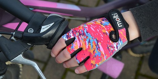 Cyklistické rukavice, detské cyklistické rukavice M molti