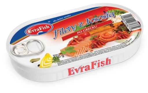 FILET Z GRÉCKEHO LOSOSA, konzerva EvraFish 170g