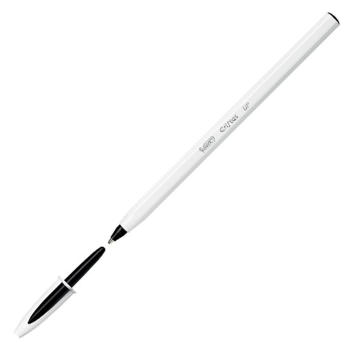 BIC CRISTAL UP JEDNORÁZOVÝ GUĽOVÝ BOD ŠKOLSKÝ ČIERNY 1,2 MM x 10