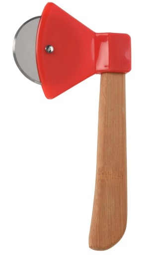 Nôž na krájanie pizze 20 cm červená sekera