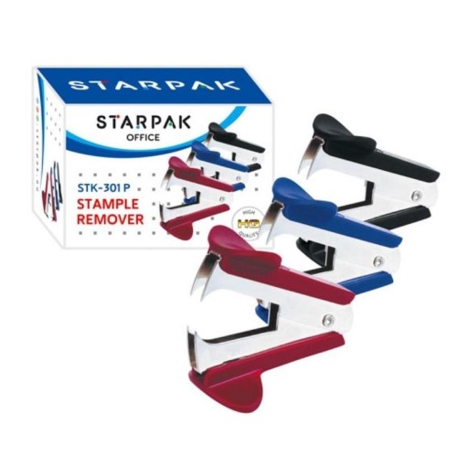 STARPAK 447902 odstraňovač sponiek bordovej farby