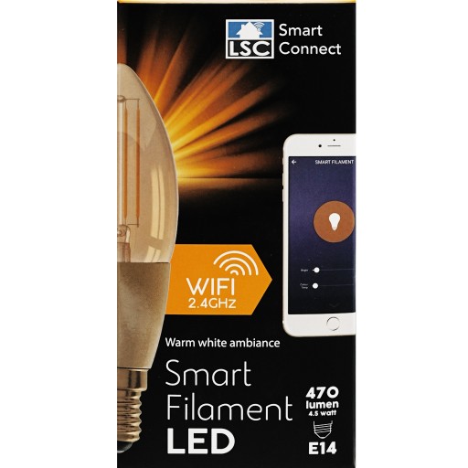 E14 470 lumenová LED žiarovka Smart Connect