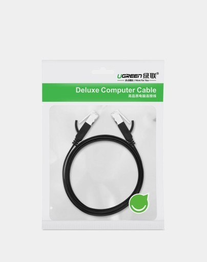 UGREEN ETHERNETOVÝ KÁBEL PLOCHÝ KÁBEL PATCHCORD RJ45 Cat 6UTP 1000 Mbps 0,5M