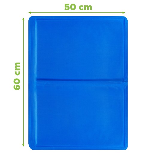 CHLADIACA PODLOŽKA PRE PSA MAČKU ZVIERATÁ GÉLOVÁ VODEODOLNÁ PESTEĽKA 50X60 XL