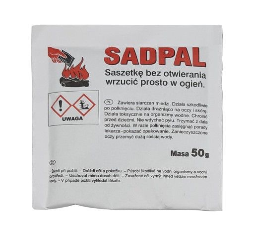 SADPAL - vypaľovač sadzí v bojleroch, 50g vrecúško