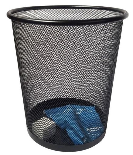 KOŠÍK OKRUHOVÝ, MALÝ, ČIERNY