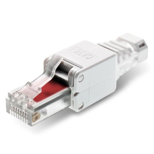 RJ45 modulárny beznástrojový RJ45 HAND Cat 6 konektor pre UTP krútený pár