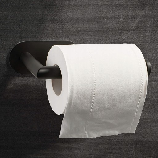 SAMOLEPIACI DRŽIAK NA TOALETNÝ PAPIER STRIEBORNÝ LOFT NEINVAZÍVNY