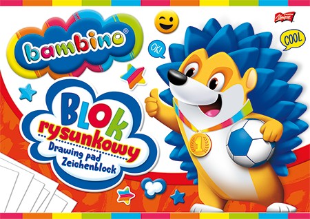 BLOK NA KRESLENIE A4 20K BIELE BAMBINO