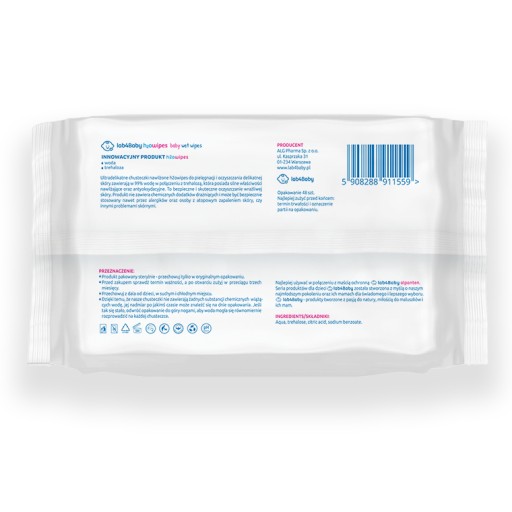 H2O WIPES BABY bavlnené detské obrúsky x2