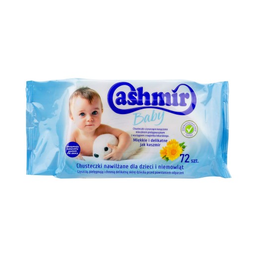 Vlhčené obrúsky pre deti, 72 kusov