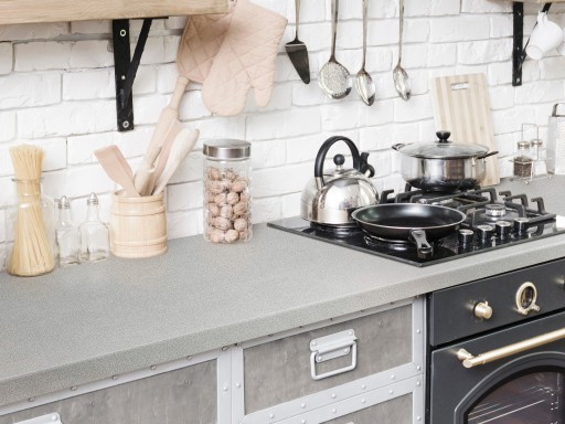 Dekoratívna dyha na nábytkový stolík samolepiaca fólia SABIA GREY 45cm