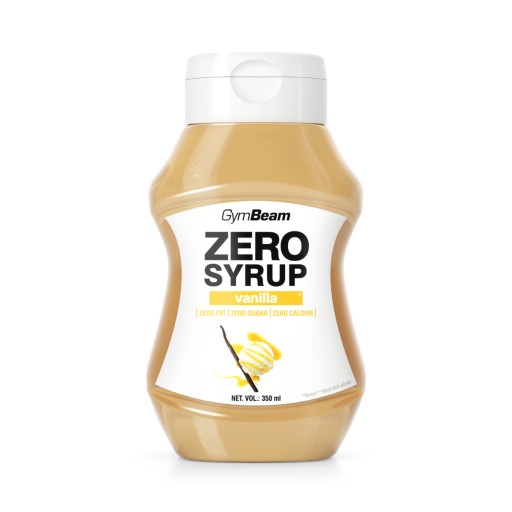 Bezkalorický vanilkový sirup ZERO - GymBeam 350 ml