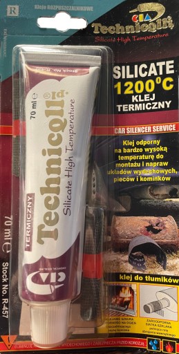 TEPELNÉ LEPIDLO 1200°C SILIKÁTOVÉ R-457 TECHNICQLL