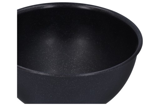 Plastová miska, čierna, Ø15 cm, misky na zmrzlinu, zákusky, snacky, 0,75 l
