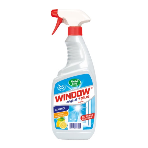 Window Plus Lemon Fresh - Čistič skla a zrkadiel, citrón - 750 ml