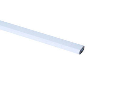 TESÁRSKA ceruzka OBDŽNÍKOVÁ BIELE KONŠTRUKCIA 250MM