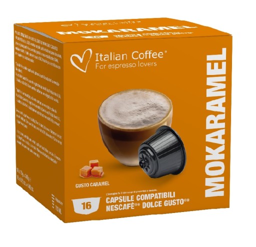 Talianska káva MOKARAMEL| kapsulový systém Dolce Gusto