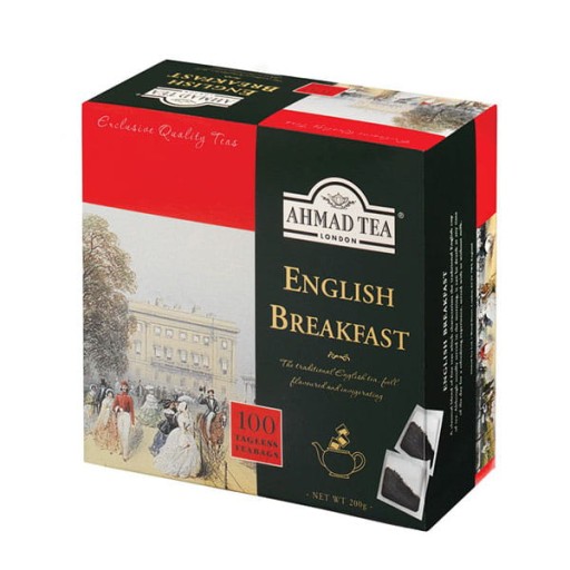 Ahmad English Breakfast 100 tašiek bez vešiaka