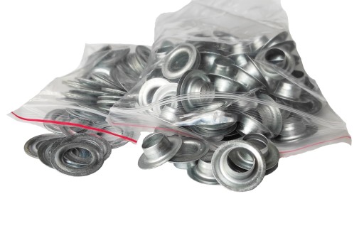 Pozinkované oká na plachtové bannery 10 mm, nehrdzavejúce