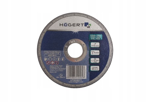 KORUNDOVÝ DISK NA KOV, INOX 115X1,0X22,23MM