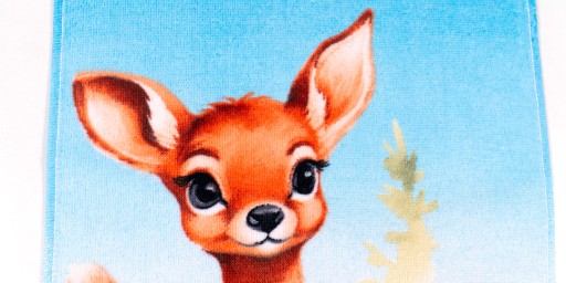Osuška do škôlky 30x50 Animals Deer