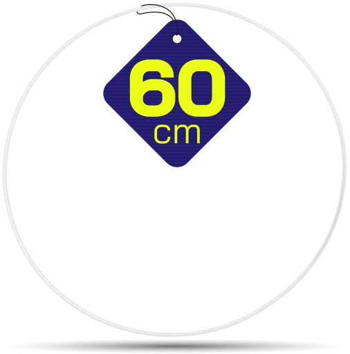 BIELA kovová obruč - drôtený kruh Ø 60 cm.