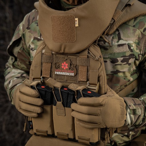 Nášivka na suchý zips VIKING EVAC M-TAC DRAKKAR SHIP PARAMEDYK MORALE COYOTE