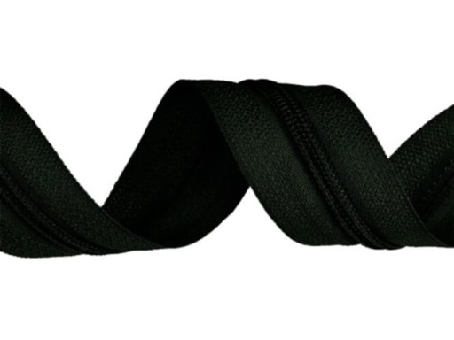 Páska na zips 5 zips Špirála 10m + 10s Šedá