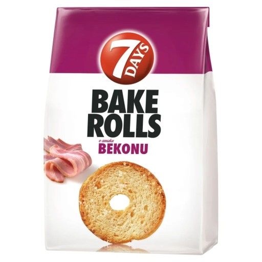 7 Days Bake Rolls s príchuťou BACON 150 g