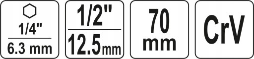ŠESTESTRÁCOVÝ ADAPTÉR NA ZÁSUVKY 1/2 7cm