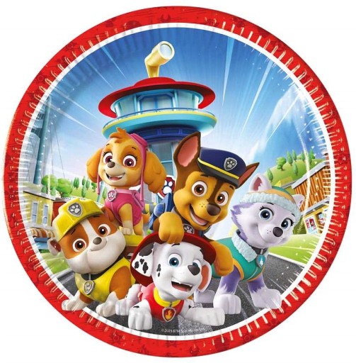 Papierové taniere Paw Patrol Rescue Heroes