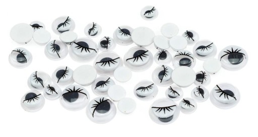 Okrúhle OČI NA VÝROBU Príslušenstvo na VÝROBU hračiek Sada 6,8,10mm