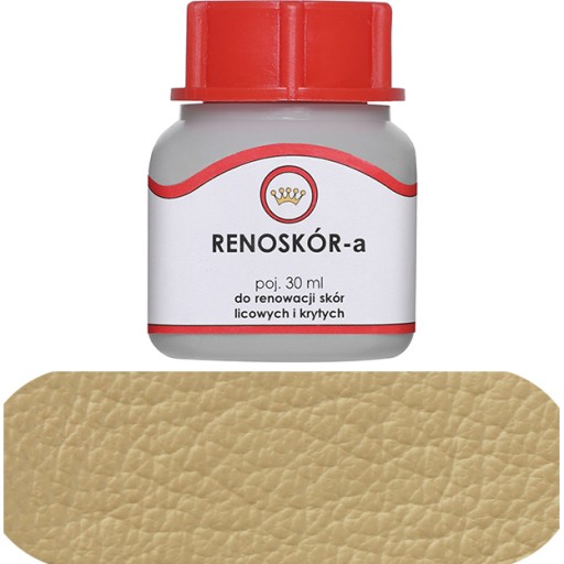 Farba na kožu Renoszkol lak 30ml béžová