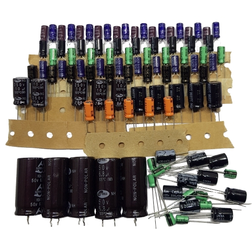 Sada elektrolytických kondenzátorov II 100 ks