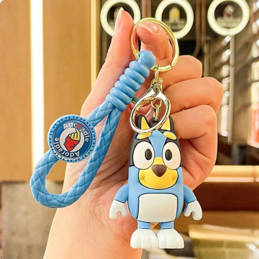 Bluey Bingo Keychain Silikónový darček pre deti