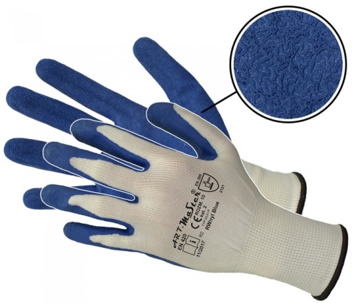 Pracovné rukavice STRONG latexové rukavice 12 PÁROV