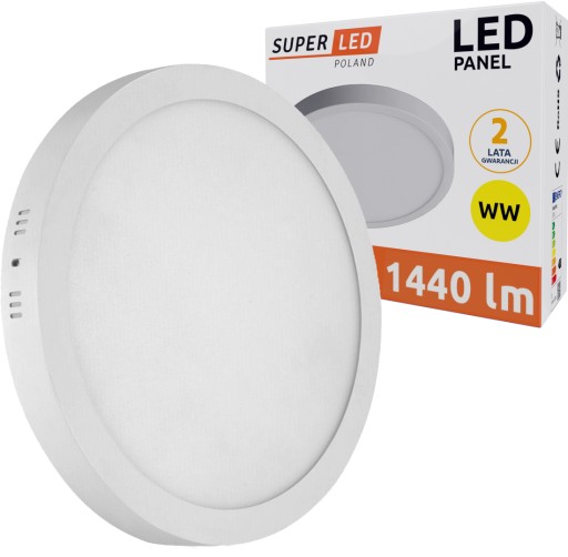 LED panel 18W PRIVRCHOVÁ OKRUHÁ LAMPA VÝKONNÉ STROPNÉ SVIETKO NA NÁSTENNÉ ZARIADENIE
