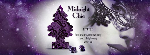 VOŇANÝ VIANOČNÝ STROMČEK WUNDER BAUM - MIDNIGHT CHIC