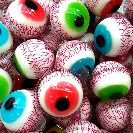 Trolls Foam Jelly Eyes HALLOWEEN z Nemecka, balenie 6 ks DE
