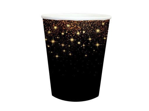 Šumivé narodeninové poháre 250ml 6ks Silvestrovské