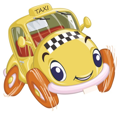 NÁLEPKA NA OKENNÉ ZRKADLO OKENNÉ AUTO TAXI VOZIDLO