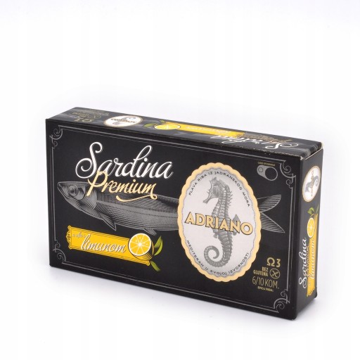 PREMIUM sardinky v oleji s citrónom 90g Chorvátsko
