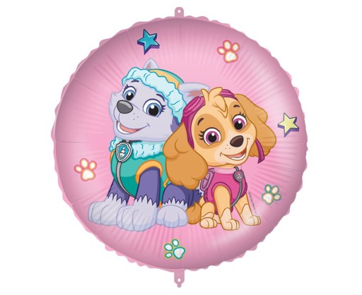 Paw Patrol Skye And Everest fóliový balón 45 cm